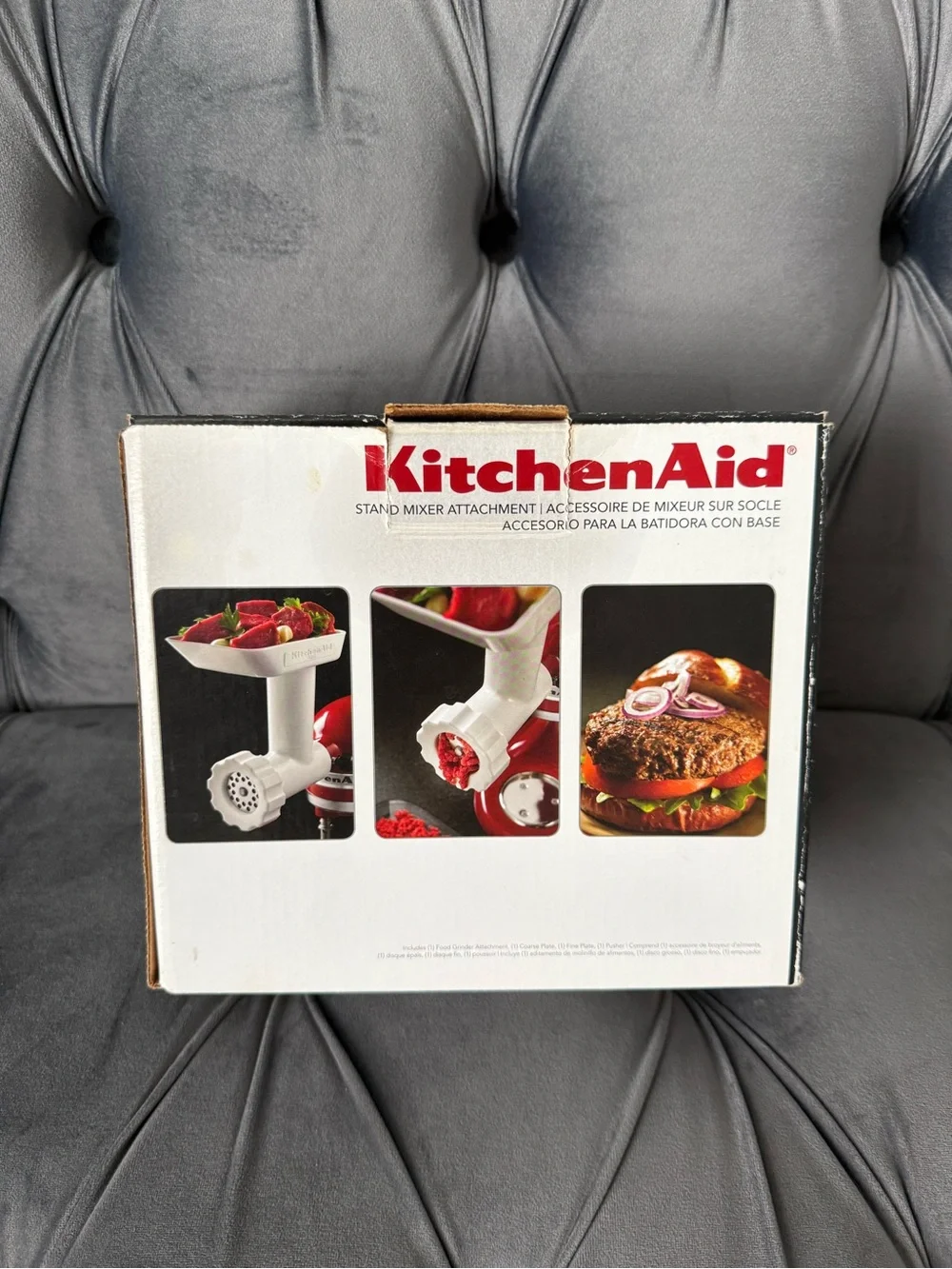 KitchenAid FGA Food Grinder Stand Mixer Attachment Complete With Box
